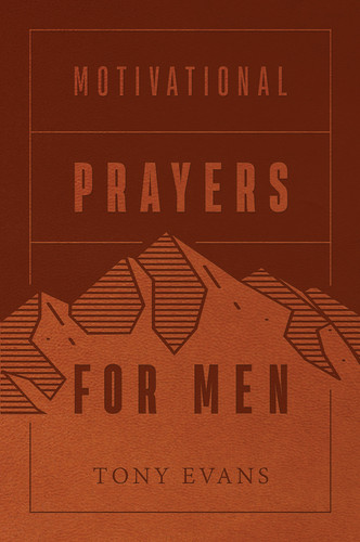 Motivational Prayers for Men (Milano Softone) book cover by Tony Evans