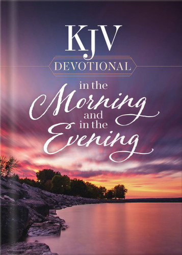 KJV Devotional in the Morning and in the Evening (KJV Devotional) book cover by Harvest House Publishers