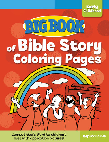 Big Book of Bible Story Coloring Pages for Early Childhood (Big Books) book cover by David C Cook