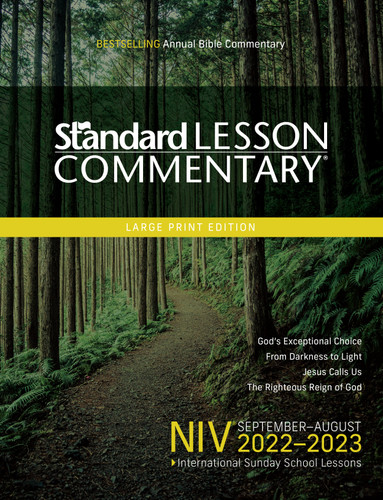 NIV® Standard Lesson Commentary® Large Print Edition 2022-2023 (Standard Lesson Commentary) book cover by Standard Publishing