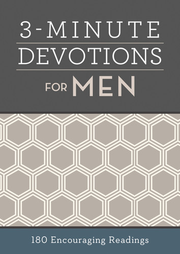 3-Minute Devotions for Men: 180 Encouraging Readings (3-Minute Devotions) book cover by Compiled by Barbour Staff