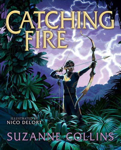 Catching Fire: Illustrated Edition (The Hunger Games #2) (The Hunger Games) book cover by Suzanne Collins