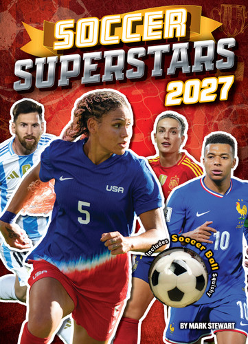 Soccer Superstars 2027 book cover by Mark Stewart