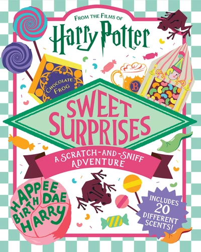 Sweet Surprises: A Scratch-and-Sniff Adventure (Harry Potter) book cover by Scholastic