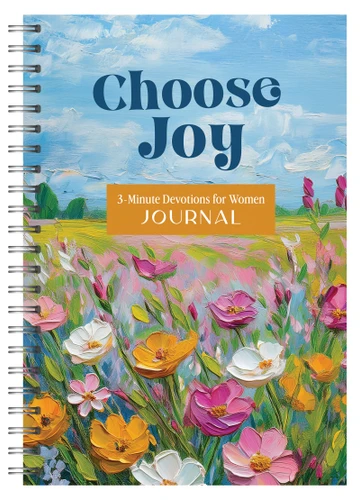Choose Joy: 3-Minute Devotions for Women Journal (3-Minute Devotions) book cover by Compiled by Barbour Staff