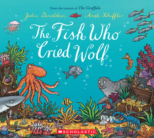 The Fish Who Cried Wolf book cover by Julia Donaldson