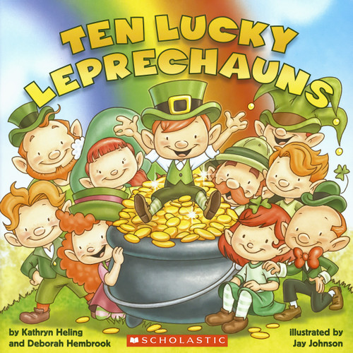 Ten Lucky Leprechauns book cover by Kathryn Heling, Deborah Hembrook