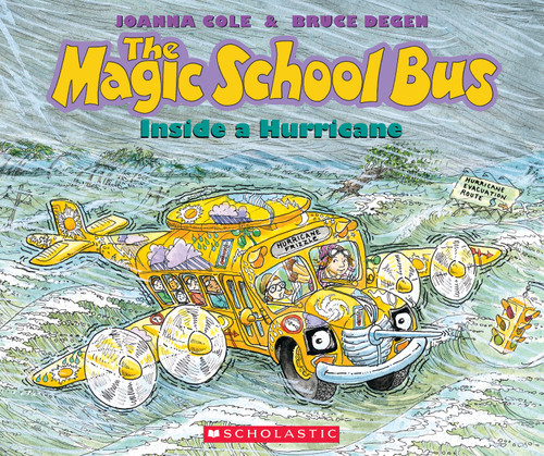 The Magic School Bus Inside a Hurricane (The Magic School Bus) book cover by Joanna Cole