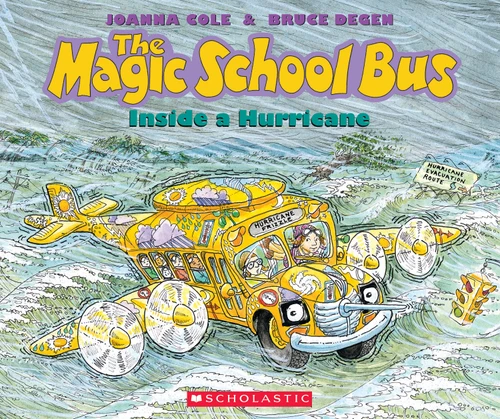 The Magic School Bus Inside a Hurricane (The Magic School Bus) book cover by Joanna Cole