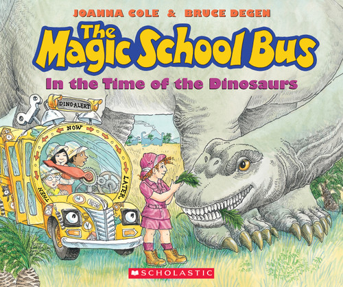 The Magic School Bus in the Time of the Dinosaurs (The Magic School Bus) book cover by Joanna Cole