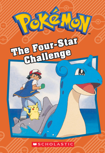 The Four-Star Challenge (Pokémon: Chapter Book) (Pokémon Chapter Books) book cover by Howard Dewin, Howie Dewin