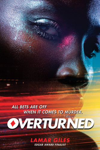 Overturned book cover by Lamar Giles