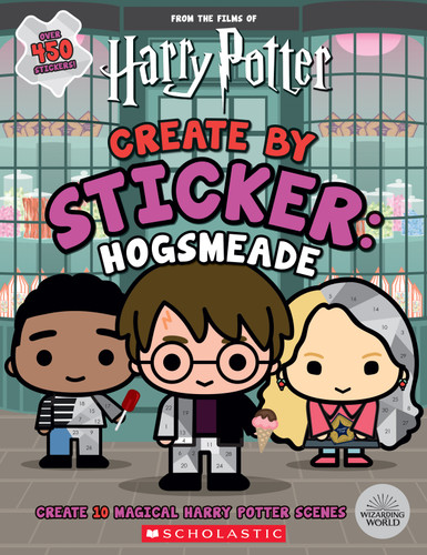 Harry Potter: Create by Sticker: Hogsmeade book cover by Cala Spinner