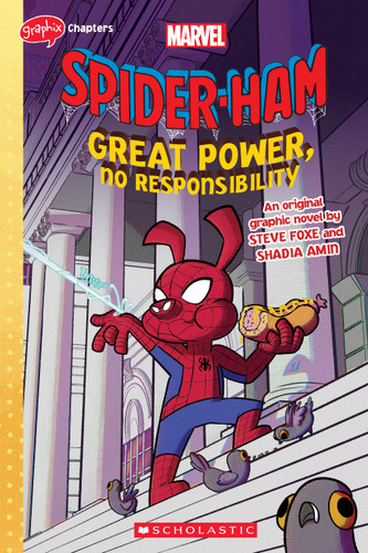 Great Power, No Responsibility (Spider-Ham Original Graphic Novel) book cover by Steve Foxe
