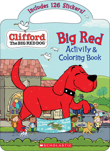 Big Red Activity & Coloring Book (Clifford the Big Red Dog) book cover by Cala Spinner