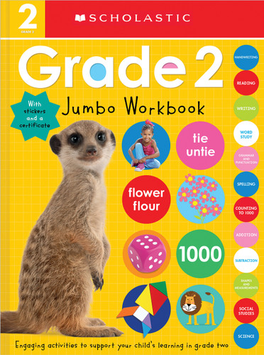 Second Grade Jumbo Workbook: Scholastic Early Learners (Jumbo Workbook) (Scholastic Early Learners) book cover by Scholastic