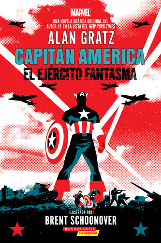Capitán América: El ejército fantasma (Captain America: The Ghost Army) book cover by Alan Gratz