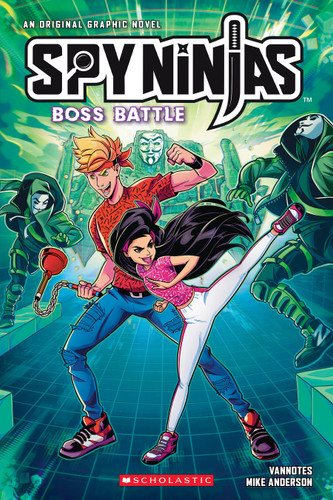 Boss Battle (Spy Ninjas Official Graphic Novel #3) book cover by Vannotes