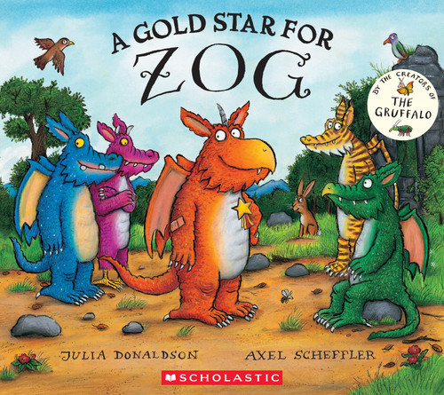 A Gold Star for Zog book cover by Julia Donaldson