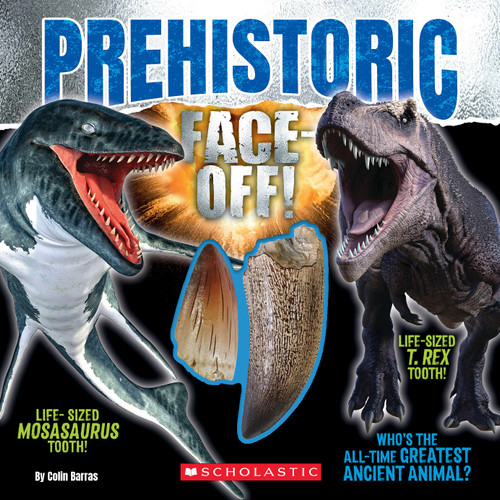 Prehistoric Face-Off! (Face-Off book with replica teeth) book cover by Colin Barras
