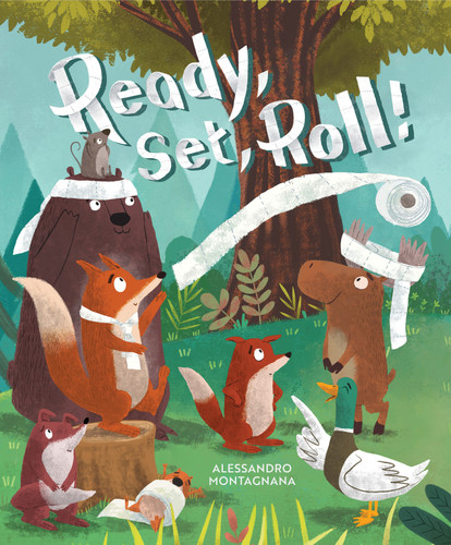 Ready, Set, Roll! book cover by Alessandro Montagnana
