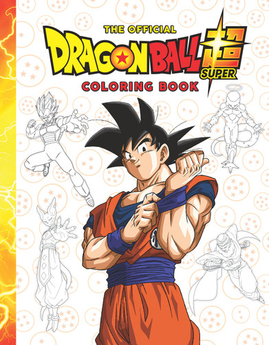 The Dragon Ball Super Official Coloring Book book cover by Scholastic