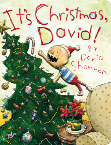 It's Christmas, David! book cover by David Shannon