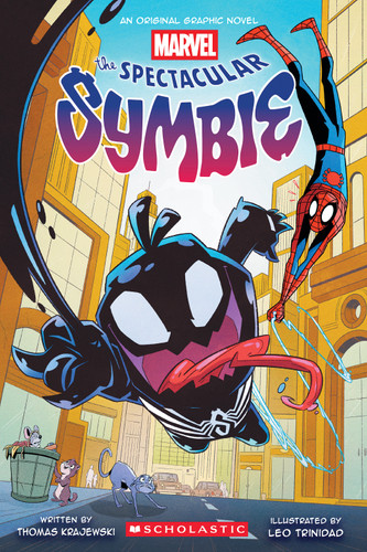 The Spectacular Symbie: A Graphix Book (Marvel's Symbie) book cover by Thomas Krajewski