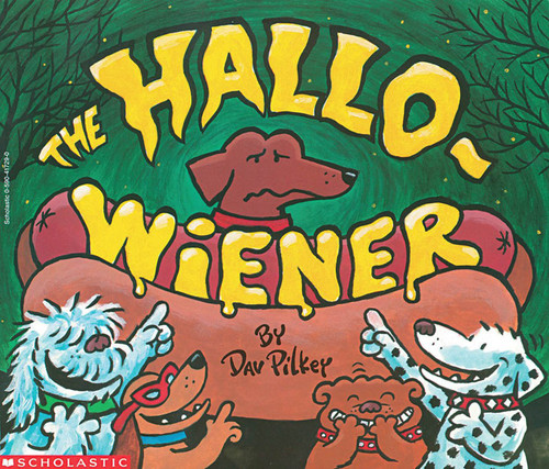 The Hallo-Wiener book cover by Dav Pilkey