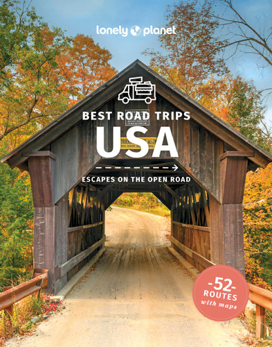 Lonely Planet Best Road Trips USA (Road Trips Guide) book cover by Anthony Ham, Kate Armstrong, Carolyn Bain, Andrew Bender, Celeste Brash, Becky Ohlsen, Amy C Balfour, Ray Bartlett, Alison Bing, Karla Zimmerman, Jade Bremner, Regis St Louis, Christopher Pitts, Brendan Sainsbury, Ryan Ver Berkmoes, Cristian Bonetto, Adam Karlin, Mark Johanson, Benedict Walker, Ashley Harrell, Carolyn McCarthy, Sara Benson, Stephen Lioy, Hugh McNaughtan, Gregor Clark, Loren Bell, Mara Vorhees, Andrea Schulte-Peevers, Kevin Raub, Vesna Maric, Michael Grosberg, Brian Kluepfel, Simon Richmond
