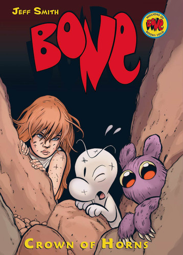 Crown of Horns: A Graphic Novel (BONE #9) (Bone) book cover by Jeff Smith