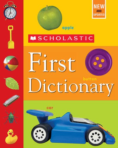 Scholastic First Dictionary book cover by Judith S. Levey