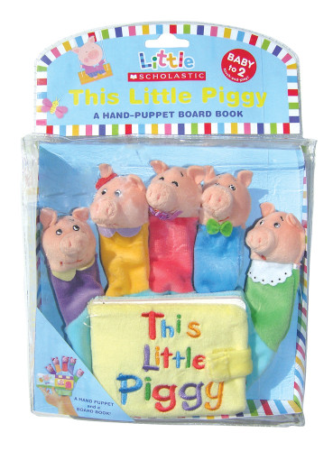 This Little Piggy: A Hand-Puppet Board Book (Little Scholastic) book cover by Jill Ackerman