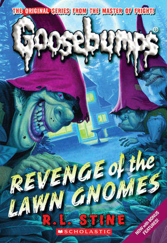 Revenge of the Lawn Gnomes (Classic Goosebumps #19) (Classic Goosebumps) book cover by R. L. Stine