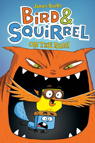 Bird & Squirrel On the Run!: A Graphic Novel (Bird & Squirrel #1) (Bird & Squirrel) book cover by James Burks