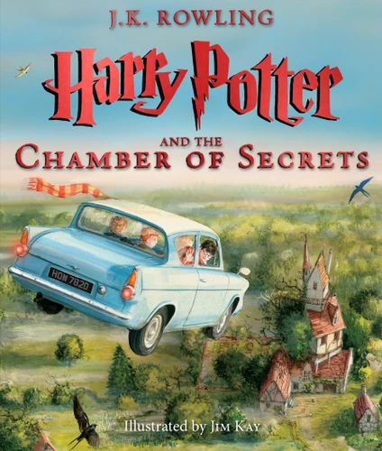 Harry Potter and the Chamber of Secrets: The Illustrated Edition (Harry Potter, Book 2) (Harry Potter) book cover by J. K. Rowling
