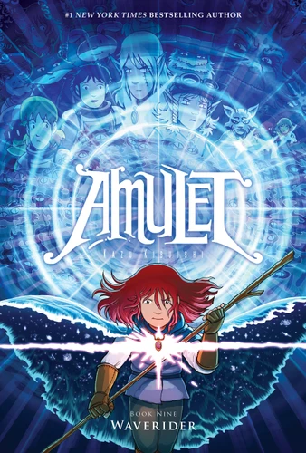 Waverider: A Graphic Novel (Amulet #9) (Amulet) book cover by Kazu Kibuishi