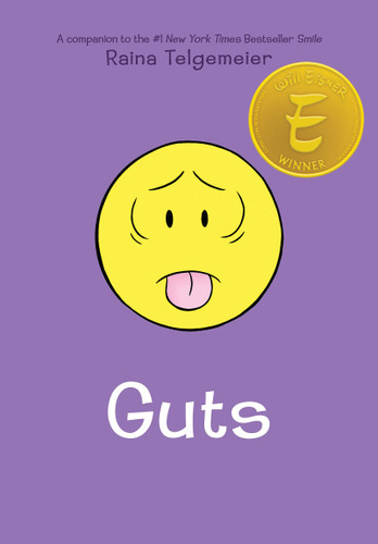 Guts: A Graphic Novel book cover by Raina Telgemeier