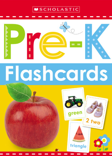Pre-K Flashcards: Scholastic Early Learners (Flashcards) (Scholastic Early Learners) book cover by Scholastic