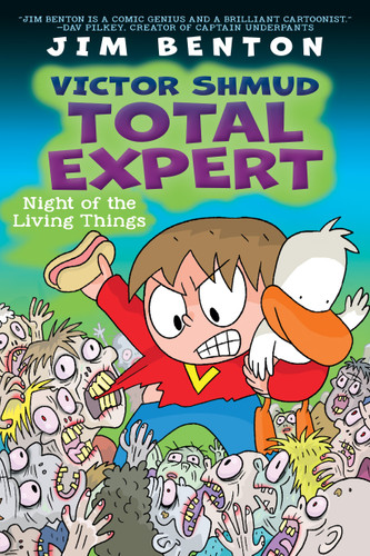 Night of the Living Things (Victor Shmud, Total Expert #2) (Victor Shmud, Total Expert) book cover by Jim Benton