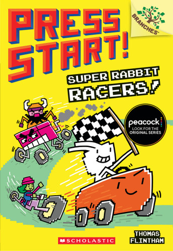 Super Rabbit Racers!: A Branches Book (Press Start! #3) (Press Start!) book cover by Thomas Flintham
