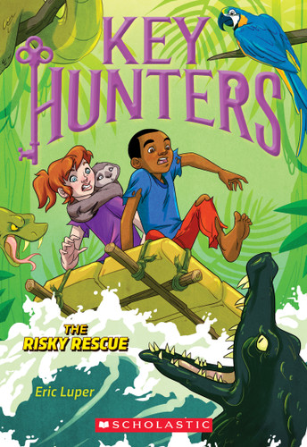 The Risky Rescue (Key Hunters #6) (Key Hunters) book cover by Eric Luper