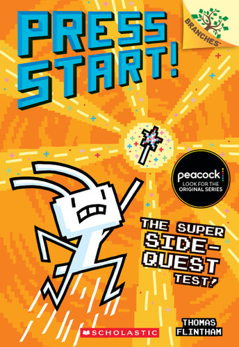 The Super Side-Quest Test!: A Branches Book (Press Start! #6) (Press Start!) book cover by Thomas Flintham
