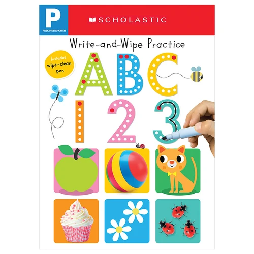 ABC 123 Write and Wipe Flip Book: Scholastic Early Learners (Write and Wipe) (Scholastic Early Learners) book cover by Scholastic