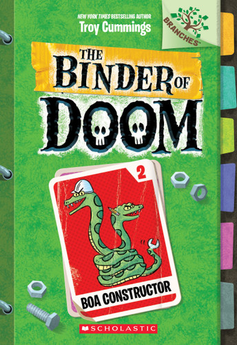 Boa Constructor: A Branches Book (The Binder of Doom #2) (The Binder of Doom) book cover by Troy Cummings