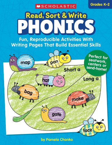 Read, Sort & Write: Phonics book cover by Pamela Chanko