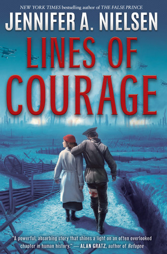 Lines of Courage book cover by Jennifer A. Nielsen