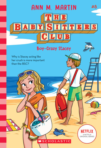 Boy-Crazy Stacey (The Baby-Sitters Club #8) (The Baby-Sitters Club) book cover by Ann M. Martin