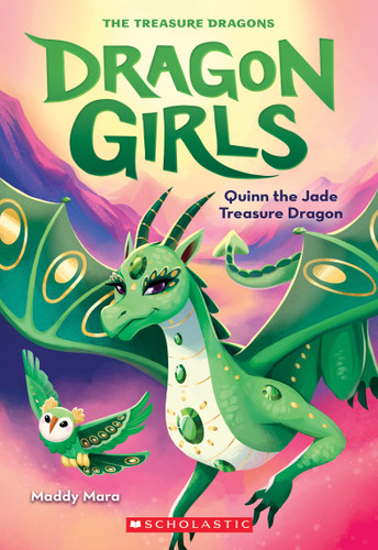 Quinn the Jade Treasure Dragon (Dragon Girls #6) (Dragon Girls) book cover by Maddy Mara