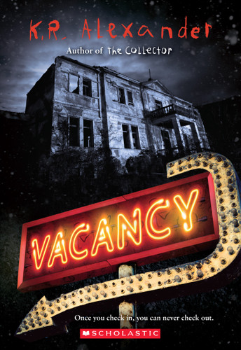Vacancy book cover by K. R. Alexander